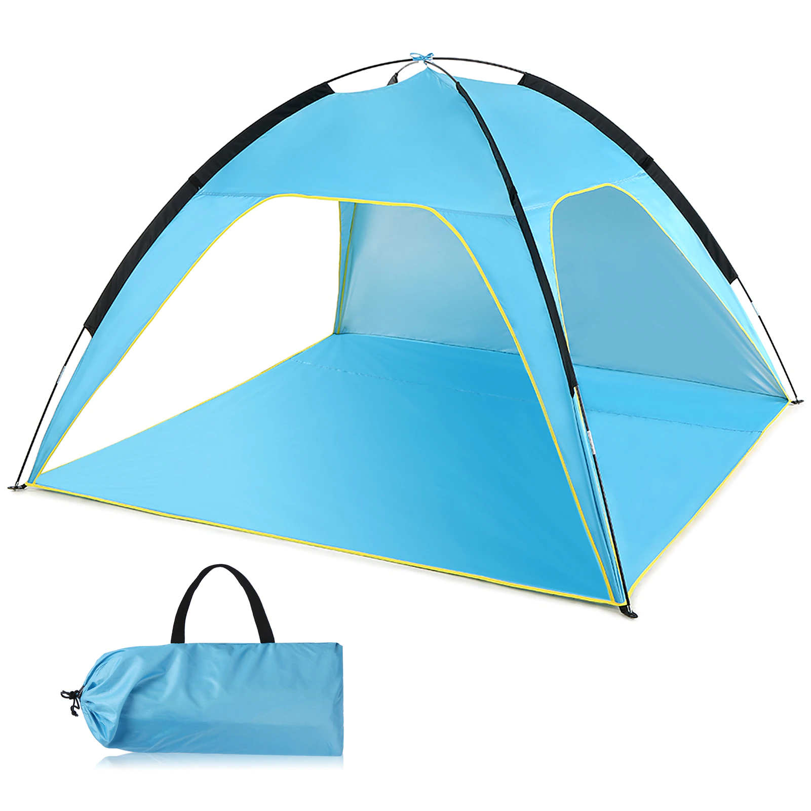 Cheap Goat Tents Lightweight Beach Tent Sun Shade Canopy UV Sun Shelter Camping Fishing Tent for Outdoor Camping Hiking Travel   